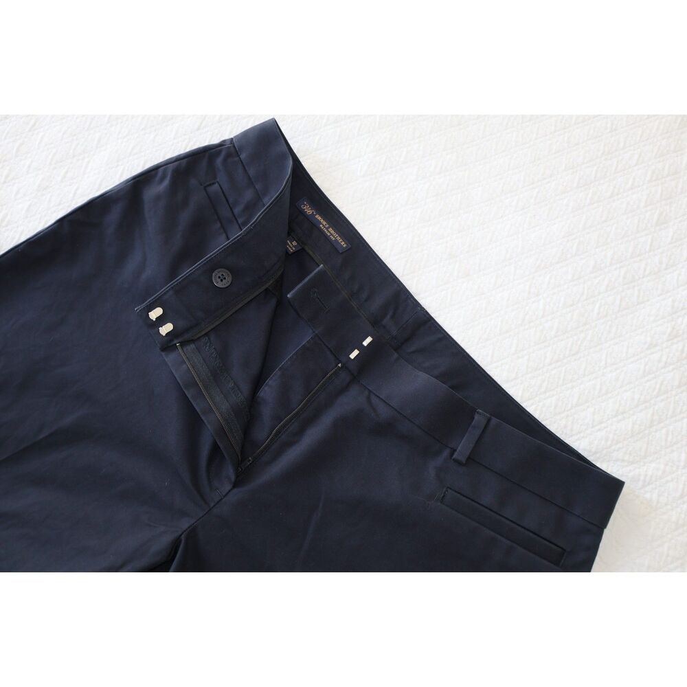 Brooks Brothers Women's Natalie Fit Cropped Pants Navy SIZE 12